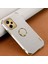 Xiaomi Redmi Için Note 12 Pro+ 5g Deri Kaplamalı Tpu Kasa Timsah Dokusu Elektrumetli Telefon Kapağı Ring Kickstand-Beyaz (Yurt Dışından) 2