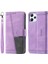 Xiaomi Redmi Için 12 4g Style 004 Bilek Kayışı Ekleme Cilt Deri Deri Kılıf Rfıd Blomak Cülten Kullanılması Stand Kapağı-Mor (Yurt Dışından) 1