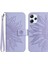 Xiaomi Redmi Için 12 4g Baskılı Cüzdan Telefon Kılıfı El Kayışı ile Deri Stand Kapağı-Light Purple (Yurt Dışından) 1