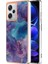 Xiaomi Redmi Için Note 12 Pro+ 5g Elektraplatma Telefon Kapağı Imd 2.0mm Mermer Desen Tpu Kasası-Mor (Yurt Dışından) 1
