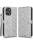 Xiaomi Redmi Için 12 4g Baskı Dot Desen Telefon Kapağı Pu Deri Stand Cüzdan Telefon Kabuğu-Gümüş (Yurt Dışından) 1