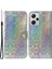 Xiaomi Redmi Için Note 12 Pro+ 5g Pu Deri Flip Kılıf Göz Kamaştırıcı Çiçek Desen Cüzdan Stand Telefon Kapağı-Gri (Yurt Dışından) 1