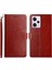 Xiaomi Redmi Için Note 12 Pro+ 5g/not 12 Explorer 5g HT01 Baskılı Y Şeklindeki Çizgiler Cüzdan Kasa Yumruğuna Dayanıklı Pu Deri Standı Folio Koruyucu Telefon Kapağı-Kahverengi (Yurt Dışından) 1