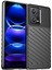 Xiaomi Redmi Için Bump Düzeltme Geri Kabuk Not 12 Pro+ 5g Thunder Serisi Kalınlaştırılmış Tpu Telefon Kılıfı Twill Doku Telefon Kapağı-Siyah (Yurt Dışından) 1