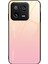Xiaomi 13 5g Gradyan Renk Temsilli Cam Telefon Kılıfı Pc+Tpu Düşme Önleme Koruyucu Kapak-Altın/pembe (Yurt Dışından) 1