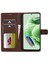 Xiaomi Redmi Için Note 12 Pro+ 5g Koruyucu Telefon Kılıfı Buzağı Doku Cüzdan Stand Dergisi Deri Anti-Fall Telefon Kapağı-Kahverengi (Yurt Dışından) 2