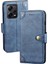 Xiaomi Redmi Için Note 12 Pro+ 5g Bırak-Kötü Telefon Kılıfı Ince Doku Tpu+ Pu Deri Deri Flip Cüzdan Kapak Standı-Mavi (Yurt Dışından) 1