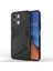 Xiaomi Redmi Için 12 4g/12 5g/poco M6 Pro 5g Anti-Dalgalı Koruyucu Telefon Vaka Kickstand Pc+Tpu Telefon Kapağı-Siyah (Yurt Dışından) 1