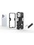 Xiaomi Redmi Için 12 4g/12 5g/poco M6 Pro 5g Anti-Dalgalı Koruyucu Telefon Vaka Kickstand Pc+Tpu Telefon Kapağı-Siyah (Yurt Dışından) 2