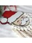 Komik Ahşap Çift Jingle Benim Çan Kolye Hediye, Noel Süslemeleri Santa Butt Tatil Ağacı Süsleme Ön Kapı Dekor (Yurt Dışından) 5