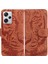 Xiaomi Için Redmi Note 12 Pro+ 5g Pu Deri Cüzdan Kılıfı Kaplan Deseni Baskılı Stand Flip Telefon Kapağı-Kahverengi (Yurt Dışından) 1