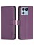Xiaomi 13 Pro 5g Stand Cüzdan Telefon Kılıfı Pu Deri Telefon Kapağı-Dark Mor (Yurt Dışından) 1