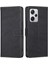Xiaomi Redmi Için Stand Cüzdan Kılıfı Not 12 Pro+ 5g Cowhide Doku Pu Deri Rfıd Engelleme Manyetik Toka Koruyucu Kapak-Siyah (Yurt Dışından) 1