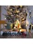 U-Şekilli Şişe Bakır Lamba, Noel Ağacı Dekorasyon Ev Için LED Dize Işık Peri Işıkları, Kar Tanesi Noel (Yurt Dışından) 3