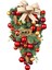 Ön Kapı Için Noel Tardrop ve Çelenk Noel Süslemeleri Süsler Için Kış Noel Merdiven Garland (Yurt Dışından) 1