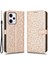 Xiaomi Redmi Için Flip Folio Telefon Kılıfı Note 12 Pro+ 5g Dot Desen Basılı Pu Deri Cüzdan Stand Anti-Çizelge Cep Telefon Kapağı Kayışlı-Gül Altın (Yurt Dışından) 1