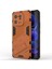 Xiaomi 13 Pro 5g Için Kickstand Telefon Kapağı Sert Pc Yumuşak Tpu Şok Emilim Koruyucu Kılıf-Turuncu (Yurt Dışından) 1