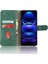 Xiaomi Redmi Için Note 12 Pro+ 5g Telefon Cüzdan Kılıfı Pu Deri Telefon Stand Kapağı-Yeşil (Yurt Dışından) 2