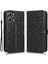 Xiaomi Redmi Için 12 4g Baskılı Dot Desen Telefon Kapağı Pu Deri Stand Cüzdan Telefon Kabuğu-Siyah (Yurt Dışından) 1