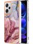 Xiaomi Redmi Için Note 12 Pro+ 5g Elektraplatma Telefon Kapağı Imd 2.0mm Mermer Desen Tpu Kılıfı-Gül Altın (Yurt Dışından) 1