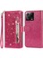 Xiaomi Için 13 Glitter Işıltılı Flip Folio Pu Deri Telefon Kasası Fermuar Cep Manyetik Cüzdan Standı Kapak-Gül-Gül (Yurt Dışından) 1