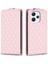 Xiaomi Redmi Için 12 4g Dikey Flip Stand Kapağı Damla Geçirmez Deri Kart Tutucu Telefon Kılıfı-Pembe (Yurt Dışından) 1