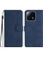 YX0030 Pu Deri Deri Flip Kapak Xiaomi 13 Şok Geçirmez Cüzdan Telefon Kılıfı Baskılı Desen Anti-Drop Telefon Kabuğu-Safir (Yurt Dışından) 1