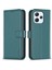 Xiaomi Redmi Için 12 4g Çizgiye Döküm Anti Telefon Kapak Standı Tpu+Pu Deri Kılıf Cüzdanı-Yeşil (Yurt Dışından) 1
