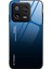 Xiaomi 13 5g Gradyan Renk Temsilli Cam Telefon Kılıfı Pc+Tpu Düşme Önleme Koruyucu Kapak-Mavi/siyah (Yurt Dışından) 1