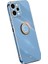Xiaomi Redmi Için 12 4g Elektruman Telefon Kılıf Yüzüğü Kickstand Tpu Arka Kapak-Blue (Yurt Dışından) 1