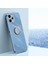 Xiaomi Redmi Için 12 4g Elektruman Telefon Kılıf Yüzüğü Kickstand Tpu Arka Kapak-Blue (Yurt Dışından) 2
