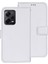 Xiaomi Redmi Için Note 12 Pro+ 5g Telefon Kılıfı Çılgın At Dokusu Anti-Çizgi Pu Deri Deri Stand Cüzdan Çizilmeye Dayanıklı Telefon Kapağı-Beyaz (Yurt Dışından) 1