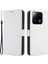Xiaomi 13 Pro 5g Için Elmas Doku Telefon Kapağı Manyetik Toka Katlanabilir Stand Flip Deri Cüzdan Kılıfı-Beyaz (Yurt Dışından) 1