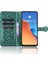 Xiaomi Redmi Için 12 4g Baskı Dot Desen Telefon Kapağı Pu Deri Stand Cüzdan Telefon Kabuğu-Yeşil (Yurt Dışından) 2