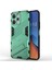 Xiaomi Redmi Için 12 4g/12 5g/poco M6 Pro 5g Anti-Drop Koruyucu Telefon Vaka Kickstand Pc+Tpu Telefon Kapağı-Yeşil (Yurt Dışından) 1