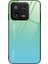 Xiaomi 13 5g Gradyan Renk Temsilli Cam Telefon Kılıfı Pc+Tpu Düşme Önleme Koruyucu Kapak-Silen/mavi (Yurt Dışından) 1