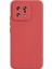 Xiaomi 13 5g Hassas Kesme Telefon Kılıfı Düz ​​kenar Yumuşak Tpu Telefon Kapağı-Hawthorn Red (Yurt Dışından) 1