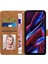 Xiaomi Redmi Için Note 12 Pro+ 5g/note 12 Explorer 5g Deri Telefon Kılıf Stand Cüzdan Kapağı Strap Ile-Kahverengi (Yurt Dışından) 2