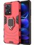 Xiaomi Redmi Için Note 12 Pro+ 5g Ring Tutucu Kickstand Telefon Geri Dava Şok Geçirmez Pc+ Tpu Hibrid Kapak-Kırmızı (Yurt Dışından) 1