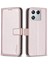 Xiaomi 13 Pu Deri Koruyucu Cüzdan Kapağı Için Telefon Stand Kılıfı-Gül Altın (Yurt Dışından) 1