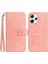 Xiaomi Redmi Için 12 4g Baskılı Cüzdan Telefon Kılıfı El Kayışı ile Deri Stand Kapağı-Açık Pembe (Yurt Dışından) 1
