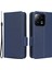 Xiaomi 13 Pro 5g Çift Manyetik Toka Litchi Dokusu Flip Deri Telefon Kılıf Cüzdan Stand Koruyucu Telefon Kapağı-Koyu Mavi (Yurt Dışından) 1