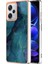 Xiaomi Redmi Için Note 12 Pro+ 5g Elektraplatma Telefon Kapağı Imd 2.0mm Mermer Desen Tpu Kasası-Yeşil (Yurt Dışından) 1