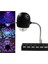 USB Disko Topu Lamba, Dönen Rgb Renkli LED Sahne Aydınlatma Parti Ampulü, 3W Kitap Işığı, USB ile Çalışan (Siyah) (Yurt Dışından) 4