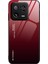 Xiaomi 13 5g Gradyan Renk Temsilli Cam Telefon Kılıfı Pc+Tpu Düşme Önleme Koruyucu Kapak-Kırmızı/siyah (Yurt Dışından) 1