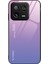 Xiaomi 13 5g Gradyan Renk Temsilli Cam Telefon Kılıfı Pc+Tpu Düşme Önleme Koruyucu Kapak-Pembe/mor (Yurt Dışından) 1