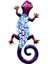 Metal Gecko Dış Duvar Dekor Kertenkele Sanat Açık Arka Bahçe Sundurma Ev Veranda Çim Çit Süslemeleri Duvar Için Asılı - A (Yurt Dışından) 1