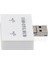 USB Hub Adaptörü Dönüştürücü Erkek Ikiz Şarj Cihazı Çift 2 Port Pc Bilgisayar Aksesuarları Için USB 2.0 Splitter Hub 2 Port, B (Yurt Dışından) 1