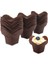 100 Parça Lotus Pişirme Cupcake Muffin Liner Doku, Pişirme Kabı, Kek Standı, Muffin Gömlekleri, Ev Partisi Fırın Kullanımı, Kahverengi (Yurt Dışından) 1