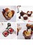 100 Parça Lotus Pişirme Cupcake Muffin Liner Doku, Pişirme Kabı, Kek Standı, Muffin Gömlekleri, Ev Partisi Fırın Kullanımı, Kahverengi (Yurt Dışından) 2
